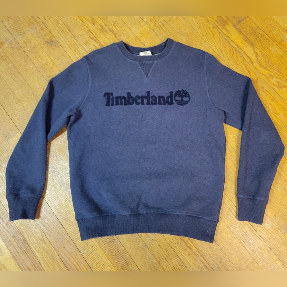 Timberland Navy Crewneck Sweater - Size Medium